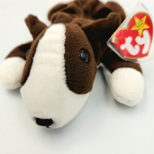 Ty Beanie Baby - BRUNO the Terrier Dog (8.5 Inch) NEW MWMTs Stuffed Animal Toy